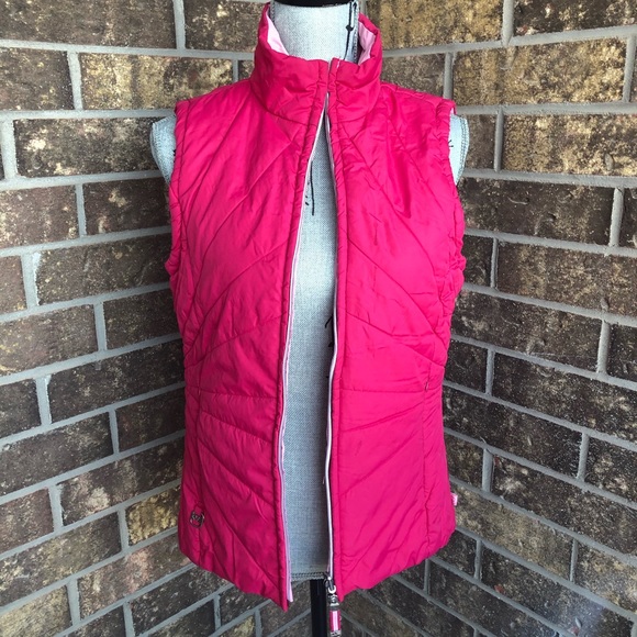 Free Country Pink Reversible Vest - Picture 1 of 7